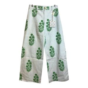 SZ BLOCKPRINTS DISCO PANT BLUEBELL & SAGE SIZE XL NWT